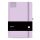 Lined notebook STREET Casual A/5 96 pages with rubber hard cover pastel purple