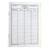 Printed health declaration and test data VECTRALINE B/5 standing 16 sheets