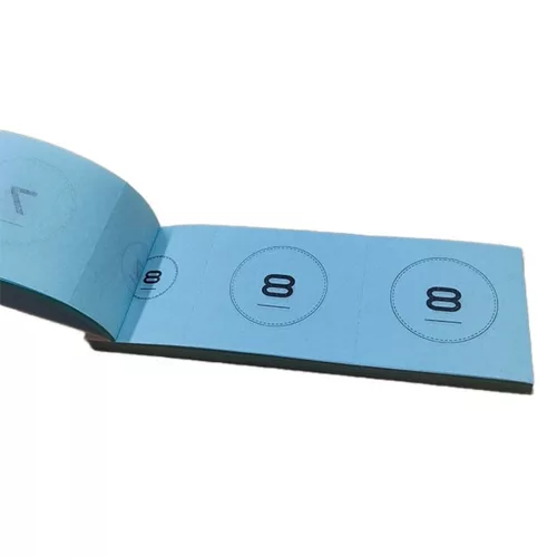 Print check serial number block D2 100 sheets 118x40 mm 2 sections mixed 30 blocks/pack