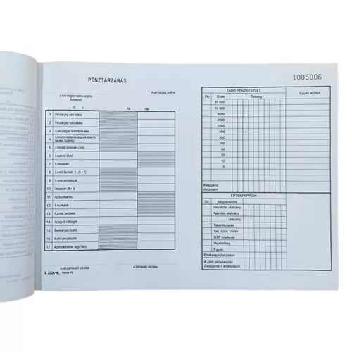 Print cash register VECTRALINE A/4 25x2 flat landscape