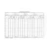 Printed leave registration form A/5