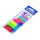 Page marker DONAU 12x45 mm label+arrow PP mixed neon color 8x25 sheet