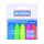 Page marker DONAU arrow shape 12x45 mm PP mixed neon color 5x25 sheet