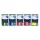 Page marker GLOBAL Notes Info Flags 7728-81 plastic 25x43 mm transparent/blue