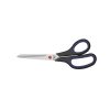Office scissors ICO with rubber grip 23cm black