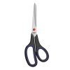 Office scissors ICO with rubber grip 23cm black