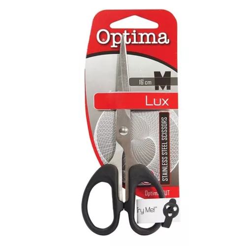 Office scissors OPTIMA 16cm black