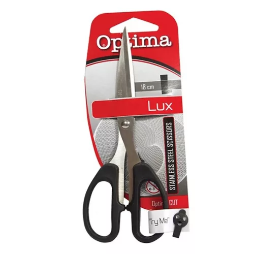 Office scissors OPTIMA 18cm black