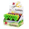 School scissors ICO Hedgehog rounded 13cm mixed colors