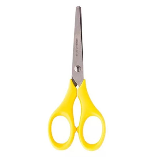 School scissors ICO Hedgehog rounded 13cm mixed colors