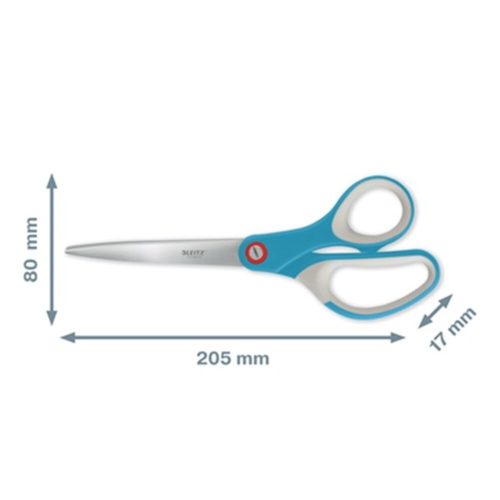 Scissors LEITZ office Cozy 20.5 cm rubberized calm blue