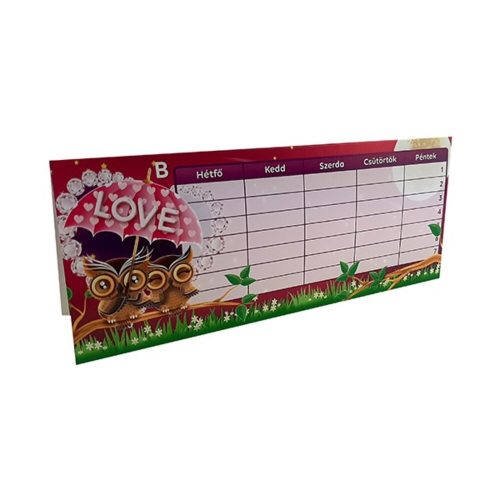 Timetable Z Talpas 2 pages A+B weekly