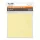 Self-adhesive notepad YANDA 76x76 mm 100 sheets yellow