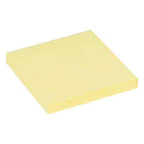 Self-adhesive notepad YANDA 76x76 mm 100 sheets yellow