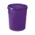 Paper basket plastic solid wall HAN TREND purple 18L
