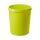 Paper basket plastic solid wall HAN TREND lime 18L