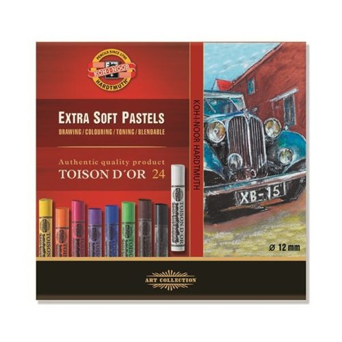 Powder chalk KOH-I-NOOR 8552 Toison D'or pastel 24 pieces