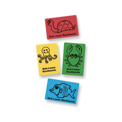 Eraser KOH-I-NOOR sea animals 31x21x8mm