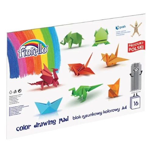 Drawing pad color FIORELLO A/4 16 sheets/pad