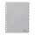 Register DURABLE plastic printed A/4 1-10 parts gray