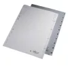 Register DURABLE plastic printed A/4 1-10 parts gray