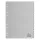 Register DURABLE plastic printed A/4 1-15 parts gray