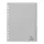 Register DURABLE plastic printed A/4 A-Z 20 parts gray