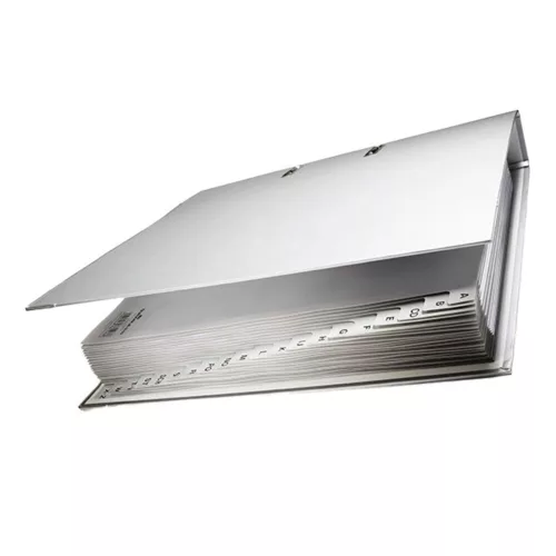 Register DURABLE plastic printed A/4 A-Z 20 parts gray