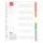 Register OPTIMA A/4 cardboard 6 colors