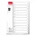 Register OPTIMA A/4 plastic 1-12