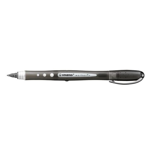 Rollerball pen STABILO worker colorful black