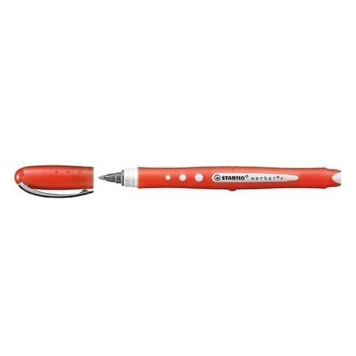 Rollerball pen STABILO worker colorful red