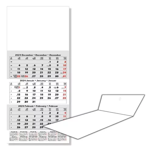 Forwarding calendar S103 1 block 3-month blank header 2026.