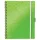 Spiral notebook checkered LEITZ Wow Active A/4 80 sheets green