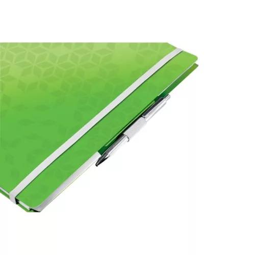 Spiral notebook checkered LEITZ Wow Active A/4 80 sheets green