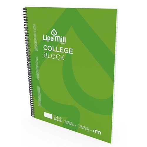 Spiral notebook checkered LIPAMILL A/4 70-page College block