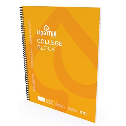 Spiral notebook checkered LIPAMILL A/4 70-page College block