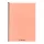 Lined spiral notebook FORTUNA Monocolor A/5 70 pages pastel peach