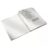 Lined spiral notebook LEITZ Wow A/4 80 sheets ice blue