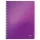 Lined spiral notebook LEITZ Wow A/4 80 sheets purple