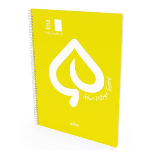 Lined spiral notebook LIPAMILL A/4 80 pages Neon