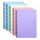Lined spiral notebook PASTELINI A/4 60 pages in mixed colors