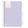 Lined spiral notebook STREET Pad A/4 100-sheet register with purple dots