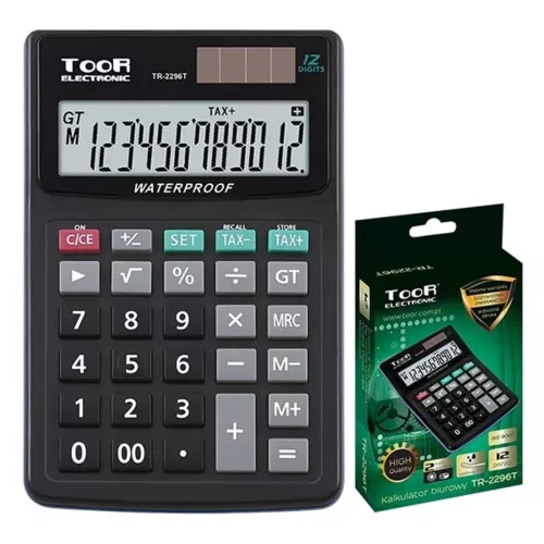 Desktop calculator TOOR TR-2296T 12 digits
