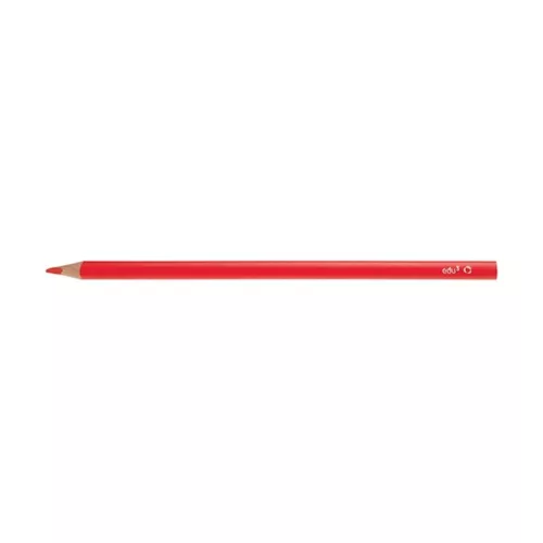Colored pencil EDU3 triangular red
