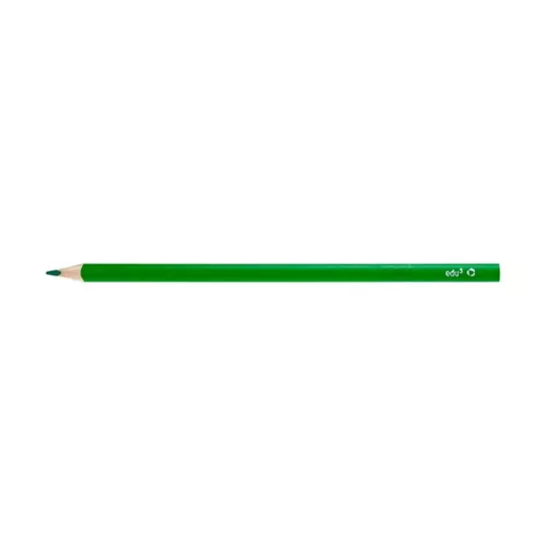 Colored pencil EDU3 triangular dark green