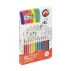 Colored pencils FIORELLO triangular metal box 12 pieces