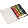 Colored pencils FIORELLO triangular metal box 12 pieces
