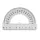 Protractor 180 degree plastic