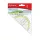 Protractor OPTIMA 180 degree plastic
